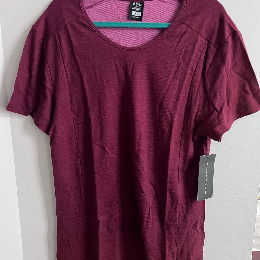NWT | APL Maroon and Pink Athletic Shirt, Men’s XL